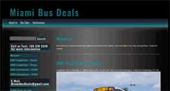 Desktop Screenshot of miamibusdeals.com